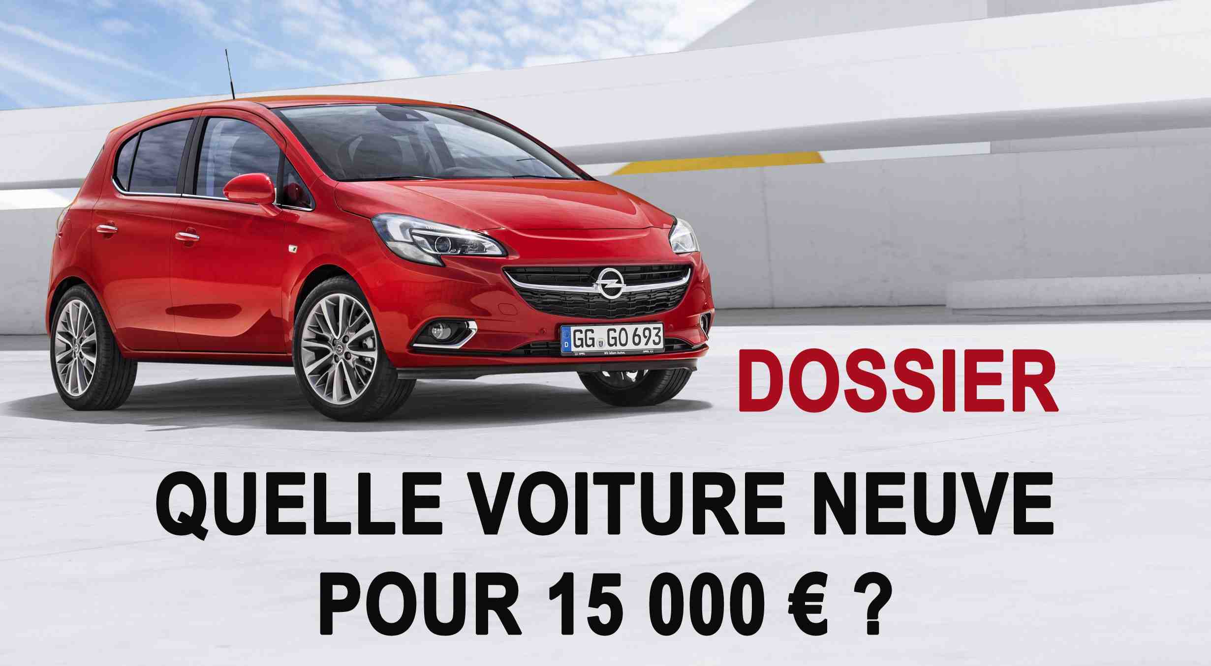 Quelle voiture pour 20 000 €?